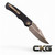 Heretic Knives Wraith V4 Bowie Bronze Magnacut Blade Black Chassis H002-7A Cajun Knife And Gear