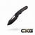 Pariah Manual DLC standard Tactical Glow Carbon Fiber inlays and Tritium inlaid DLC button. H046-6A-GLO/CF.