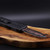 Microtech Scarab II Gen III - Double Edge Signature Series Baker Forge Coppermai Damascus Hefted Alloy w/ Stingray Inlay DLC Hard Cut Stainless 1280-16MS1 1280-16MS1