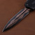Microtech Scarab II Gen III - Double Edge Signature Series Baker Forge Coppermai Damascus Hefted Alloy w/ Stingray Inlay DLC Hard Cut Stainless 1280-16MS1 1280-16MS1