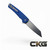 ProTech Malibu Black handle MAGNACUT Stonewash finish blasted hardware 5401.