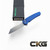ProTech Malibu Black handle MAGNACUT Stonewash finish blasted hardware 5401 Cajun Knife And Gear