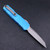 Microtech Cypher II Single Edge Apocalyptic Marbled Blue Handle 1241-10MBL 1241-10MBL