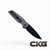 ProTech TR-3 Tactical Response 3 Point Blade Auto FDE brown Handle with grooves Black Blade TR-3 BT-FDE Cajun Knife And Gear