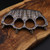 Microtech Hand Tank Flamed Titanium Bronze Spikes 430-FLTIBZSPK-MCK 430-FLTIBZSPK-MCK