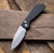 ProTech Strider PT+ Black GRIDLOCK Handle Stonewash Magnacut Blade blasted hardware black clip PT205-Gridlock PT205-Gridlock.