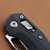 Microtech MSI Tri-Grip Polymer Black Blade Full Serrated Black Handle 210T-3PMBK 210T-3PMBK
