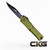 Microtech Combat Troodon GEN III Bowie Black OD Green 1146-1OD Cajun Knife And Gear
