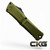 Microtech Combat Troodon GEN III Bowie Black OD Green 1146-1OD.