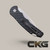 Pro-Tech Tactical Response 5 - Black handle with feather texture Stonewash S35 Blade blasted hardware PLAIN Edge black deep carry clip. T505-F Cajun Knife And Gear