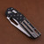 Microtech MSI Stonewashed Tri-Grip Polymer Flag Full Serrated 210T-12PMFLAG 210T-12PMFLAG