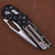 Microtech MSI Stonewashed Tri-Grip Polymer Flag Full Serrated 210T-12PMFLAG 210T-12PMFLAG