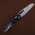 Microtech MSI Stonewashed Tri-Grip Polymer Flag Full Serrated 210T-12PMFLAG 210T-12PMFLAG