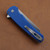 ProTech Malibu - Button Lock Flipper Blue MAGNACUT 5401-Blue 5401-Blue