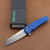 ProTech Malibu - Button Lock Flipper Blue MAGNACUT 5401-Blue 5401-Blue.