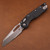 Microtech MSI Tri-Grip Black Apocalyptic Partial Serrated 210T-12APPMBK 210T-12APPMBK.