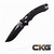 Microtech Amphibian Ram Lok Fluted Black 137RL-1FL Cajun Knife And Gear