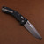 Microtech Amphibian Ram-Lok Apocalyptic Fluted Black G-10 137RL-10APFLGTBK