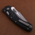 Microtech Amphibian Ram-Lok Apocalyptic Fluted Black G-10 137RL-10APFLGTBK