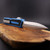Microtech Scarab II Gen III Double Edge Full Serrate Stonewash Blue Handle 1280-12BL
