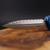 Microtech Scarab II Gen III Double Edge Full Serrate Stonewash Blue Handle 1280-12BL