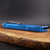 Microtech Scarab II Gen III Double Edge Full Serrate Stonewash Blue Handle 1280-12BL