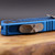 Microtech Scarab II Gen III Double Edge Full Serrate Stonewash Blue Handle 1280-12BL