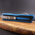 Microtech Scarab II Gen III Double Edge Full Serrate Stonewash Blue Handle 1280-12BL