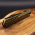 Microtech Cypher II Double Edge Full Serrate Black OD Green Handle 1242-3OD
