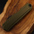 Microtech Cypher II Double Edge Full Serrate Black OD Green Handle 1242-3OD