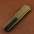 Microtech Cypher II Double Edge Full Serrate Black OD Green Handle 1242-3OD