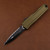 Microtech Cypher II Double Edge Full Serrate Black OD Green Handle 1242-3OD