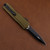 Microtech Cypher II Double Edge Full Serrate Black OD Green Handle 1242-3OD