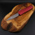 Microtech Cypher II Double Edge Apocalyptic Standard Merlot 1242-10APMR