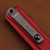 Microtech Cypher II Double Edge Apocalyptic Standard Merlot 1242-10APMR