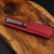 Microtech Cypher II Double Edge Apocalyptic Standard Merlot 1242-10APMR