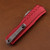 Microtech Cypher II Double Edge Apocalyptic Standard Merlot 1242-10APMR