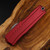 Microtech Cypher II Double Edge Apocalyptic Standard Merlot 1242-10APMR