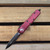 MICROTECH UTX-85 DOUBLE EDGE BLACK BLADE RED HANDLE 232-1MR
