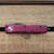 MICROTECH UTX-85 DOUBLE EDGE BLACK BLADE RED HANDLE 232-1MR