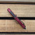 MICROTECH UTX-85 DOUBLE EDGE BLACK BLADE RED HANDLE 232-1MR