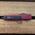 MICROTECH UTX-85 DOUBLE EDGE BLACK BLADE RED HANDLE 232-1MR