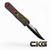 Heretic Knives Manticore E Bounty Hunter Battleworn Two Tone Black Bowie H026B-14A-BOUNTY Cajun Knife And Gear