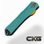 Heretic Knives Manticore E Bounty Hunter Battleworn Two Tone Black Bowie H026B-14A-BOUNTY Cajun Knife And Gear