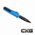 Microtech Cypher II Double Edge Black Blade Blue Handle 1242-1BL Cajun Knife And Gear