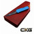 Microtech Cypher II Double Edge Black Blade Blue Handle 1242-1BL Cajun Knife And Gear