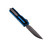 Microtech Scarab II Gen III Double Edge Apocalyptic Blade Blue Handle 1180-10APBL Cajun Knife And Gear