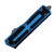 Microtech Scarab II Gen III Double Edge Apocalyptic Blade Blue Handle 1180-10APBL Cajun Knife And Gear
