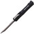 Heretic Knives Auto Colossus OTF Tanto Partial Serrate Black H040-2B