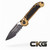 MICROTECH LUDT BLACK BLADE PART SERRATED TAN HANDLE 1135-2TA